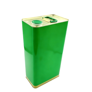 Giới hạn thời gian giảm giá cấp thực phẩm kim loại rỗng vuông lon thiếc tùy chỉnh cho dầu ô liu hạt cải dầu bao bì <span class=keywords><strong>container</strong></span> - Product Image 1