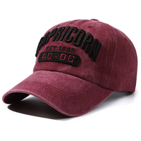 Gorra de Béisbol Personalizada de Alta Calidad Unisex de 6 Paneles de Sarga de Algodón con Logotipo Bordado en 3D y Letras en Relieve