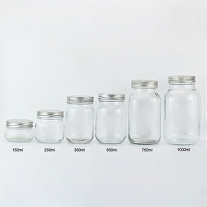 Bocaux de rangement en verre pour la cuisine, 4oz, 8oz, 16oz, 32oz, pour la <span class=keywords><strong>confiture</strong></span> de tomates, les cornichons et les noix, vente en gros, Offre Spéciale - Product Image 5