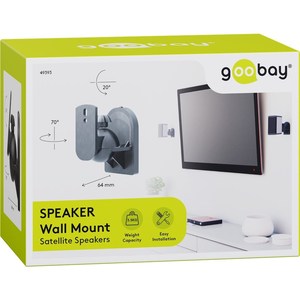 Universal Tilting Speaker <b>Stand</b> 3.5kg Max <b>Weight</b> Wall Mount Bracket - Product Image 2