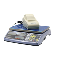 Impresora Térmica de Recibos y Códigos de Barras Uyin LP201 de 58 mm con USB+RS232, Generador de Etiquetas para Imprimir Datos de Pesaje, Bluetooth Opcional