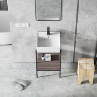 Lavabo européen pour la salle de bain, lavabo en céramique