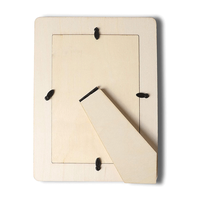 Bingkai Foto Kolase Kayu Modern Ramah Lingkungan dengan Logo Kustom Murah 5" 6" 7" Alami Tanpa Finishing untuk Dicat