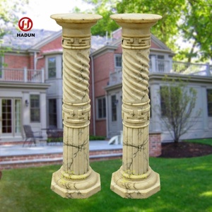 Đá cẩm thạch tự nhiên cột đám cưới rắn trụ cột - Product Image 3