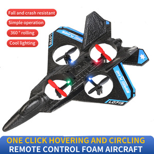 Aijh 6 trục con quay hồi chuyển bọt RC máy bay 360 lật điều khiển từ xa máy bay trực thăng máy bay chiến đấu máy bay phản lực với ánh sáng tự động lơ lửng RC máy bay đồ chơi - Product Image 3