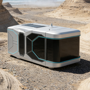 Capsule mobile écologique respirante avec structure en acier moderne et panneaux sandwich, système intelligent <span class=keywords><strong>Alice</strong></span> pour écoles, ateliers, centres commerciaux - Faible impact - Product Image 5