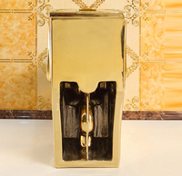 Ensemble WC et lavabo moderne en céramique monobloc pour salle de bain