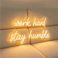 Letras Iluminadas de Neón para Exteriores, Tablero de Acrílico/PVC, IP65 Impermeable, Enchufe de Corriente Alterna, Multicolor, Control Manual, Eventos en el Hogar