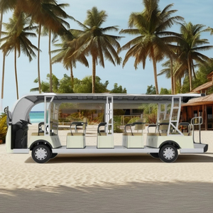 2025 elegante autobús turístico eléctrico con 17 asientos, carros de golf Parison para lugares turísticos y resorts, hoteles - Product Image 6