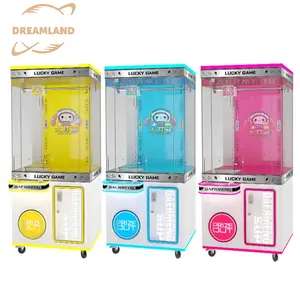 Dreamland Hot Bán Búp Bê Bắt Trò Chơi Máy Đồng Tiền Hoạt Động Claw Đồ Chơi Arcade Crane Claw Máy