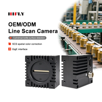 Caméra de numérisation linéaire HIFLY 4K 7um Monture M42 Inspection de la vision industrielle Caméras industrielles GigE