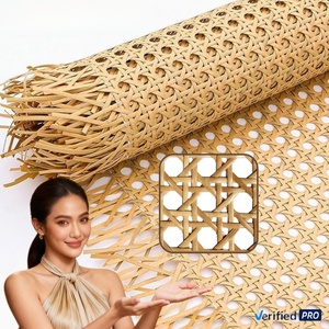 Competitive Sturdy Natural Rattan Hole <b>Cane</b> Webbing for Outdoor <b>Garden</b> Furniture Decor - Product Image 1