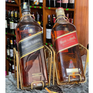 Support à whisky en métal de taille personnalisée, support à <span class=keywords><strong>vin</strong></span> avec finition dorée - Product Image 5