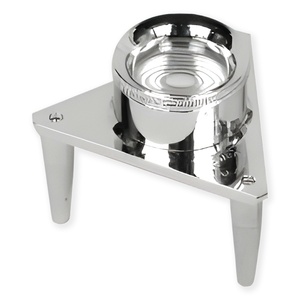 Loupe de bijoutier réglable 10x avec trépied s142, support de mise au point, miroir grossissant, base triangulaire chromée, pour impression textile et optique - Product Image 1