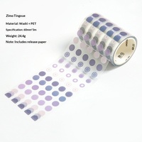 Pegatinas Acrílicas Transparentes de Doble Cara con Puntos Termoadhesivos, Cinta Decorativa Creativa para Manualidades, Índice de Cuentas a Mano