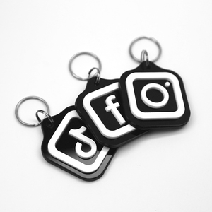 Acrylic phương tiện truyền thông xã hội NFC xem xét <span class=keywords><strong>Keychain</strong></span> thẻ đánh giá NFC - Product Image 4