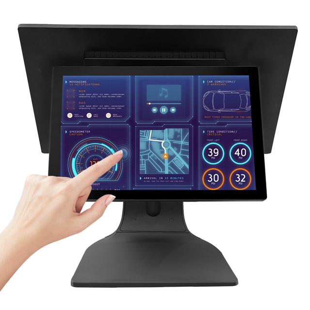 Touch Screen 10 Inch 15 Inch Android Optional Operate Customer Displays Restaurant Digital Menu Board for POS System No App