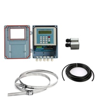 DN15-DN6000 bölünmüş ultrasonik akış ölçer, düşük fiyat duvara monte ultrasonik debimetre üzerinde kelepçe