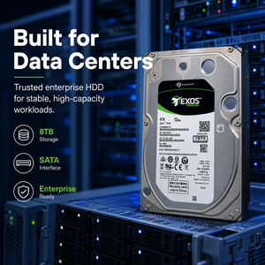 Pour disque dur d'entreprise Seagate Exos 7E10 ST8000NM017B 8 To, 3,5 pouces SATA 6 Gb/s 7200 tr/min CMR, disque dur de serveur - Product Image 2