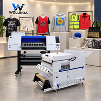 Printer DTF Wolunda Baru 2 Head 24 Inch Hemat Biaya Harga Terjangkau dengan Shaker