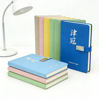 Carnet en cuir PU personnalisé avec fermeture magnétique, options multicolores, journal avec logo personnalisé pour le bureau et l'école