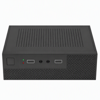 Casing PC Ultra Slim Horizontal ITX SFF Langsung dari Pabrik Grosir OEM HTPC Bisnis Kantor Slim Mini Micro ITX