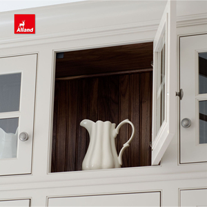 Campestral Snug Rustic Knotty Hickory Muebles de cocina con firma Driftwood Stain Curve Door y cajón con cuentas para casa - Product Image 5