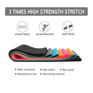 Juego <span class=keywords><strong>de</strong></span> Bandas Elásticas <span class=keywords><strong>de</strong></span> látex con logotipo personalizado, bandas <span class=keywords><strong>de</strong></span> resistencia <span class=keywords><strong>de</strong></span> 5 niveles para yoga, gimnasio, <span class=keywords><strong>ejercicio</strong></span>, entrenamiento, equipo <span class=keywords><strong>de</strong></span> fitness en casa - Product Image 4