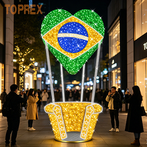 Grande Pallone Aerostatico 3D LED Commerciale con Motivo Luminoso, Scultura Viola Impermeabile per Esterni, Ideale per Matrimoni, Giardini e <span class=keywords><strong>Cortili</strong></span> - Product Image 2