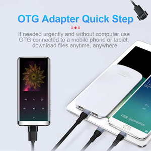 เครื่องเล่น MP3 ไฮไฟแบบไม่สูญเสียคุณภาพเสียง ขายส่งจากโรงงาน พร้อมหน้าจอสัมผัสขนาด 1.8 นิ้ว และอุปกรณ์เพลงพกพาบลูทูธ สำหรับนักฟังเพลงระดับออดิโอไฟล์และนักเรียน - Product Image 3