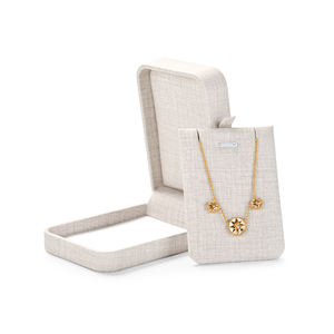 FANXI चीन थोक कस्टम सुरुचिपूर्ण आइवरी सफेद पु चमड़े के गहने उपहार बक्से अंगूठी कान की बाली चूड़ी हार आभूषण पैकेज बॉक्स - Product Image 4