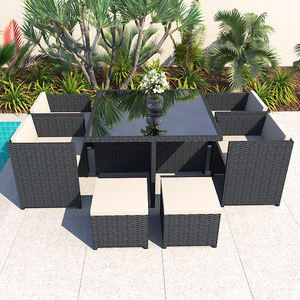 Conjunto de muebles de ratán para exteriores, juego de mimbre, sofá de jardín, venta directa de fábrica - Product Image 2