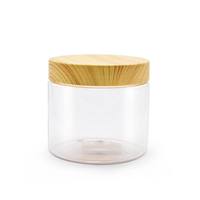 Bocaux en plastique transparent 100 % PET écologiques de 600 ml pour le stockage de collations, de sucre, de boissons, de pizzas, d'aliments pour bébés, avec option de taille personnalisée