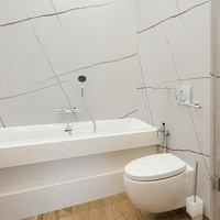 Panneaux muraux PVC de luxe autocollants et étanches pour salle de bain, carreaux de marbre modernes pour intérieur, design villa, vente en gros commerciale