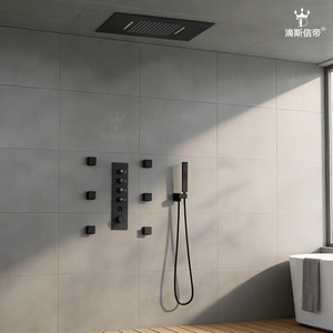 Ensemble de douche encastré Dipsi Emperor Sky-view avec robinet en laiton, pommeau de douche pluie et jet supérieur multifonctionnel - Product Image 4