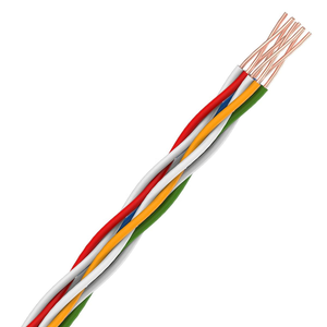 <span class=keywords><strong>Cable</strong></span> de comunicación <span class=keywords><strong>Cable</strong></span> Lan de red semiacabado Cat5e Cat6 Par trenzado <span class=keywords><strong>sin</strong></span> blindaje UTP CCAG/CCA/CU con Cruz <span class=keywords><strong>sin</strong></span> chaqueta - Product Image 1
