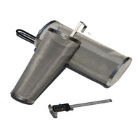 Filtre de brassage de bière, filtre de brassage de bière, équipement Blackng, panier à grains, acier inoxydable, métal carré, réservoir de Fermentation de bière 1 Kg 95