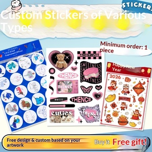 Cartoon Stickers Custom Wen Chuang Special-shaped Self-adhesive Customizable DIY Labels for Logistics Use Multi-shape Options - Product Image 5