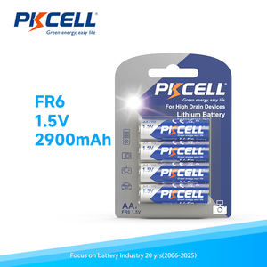 PKCELL Li/fes2 원통형 리튬 이온 일차 전지 AA 배터리 3500mAh 1.5V 비충전식 손전등 및 장난감용 Fr14505 Fr6 모델 - Product Image 6