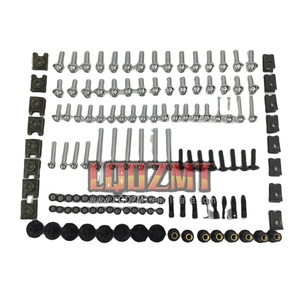 Kit completo de tornillos de carenado de 268PS para <span class=keywords><strong>KAWASAKI</strong></span> <span class=keywords><strong>NINJA</strong></span>, ZX, 6R, 6 R, CC, ZX636, <span class=keywords><strong>ZX6R</strong></span>, 98, 99, <span class=keywords><strong>1998</strong></span>, 1999, tornillos de cuerpo, tuercas - Product Image 1