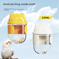 Vente en gros d'abreuvement automatique en plastique pour oiseaux distributeur d'eau pour perroquets bols transparents écologiques pour pigeons étourneau