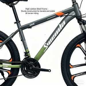Bicicleta de Montaña Todoterreno para Adultos, Llantas de 24 Pulgadas, <span class=keywords><strong>Poste</strong></span> de Asiento Ajustable para Bajar Rápidamente la Sillín en Descensos, Bicicleta para Adultos - Product Image 4