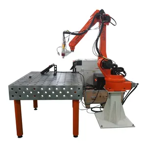 Saldatrici per saldatura Laser a fibra con braccio robotico a 6 assi da 1000W ,2000W saldatrice Laser Robot a batteria automatica