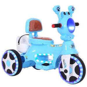 Wholesaleベスト子供バッテリーオートバイ/子供バッテリーオートバイ充電式ベビー三輪車に電気モト