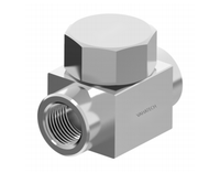 Vanne à soupape d'origine WATSON MCTD600, filetée, avec disque de turbine, 600 PSI, 3/4 pouce NPT, en acier inoxydable 316L, à brides