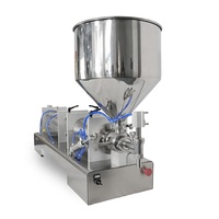 Machine de remplissage semi-automatique à tête unique pour sauces, beurre de cacahuète, mayonnaise, purée de tomates