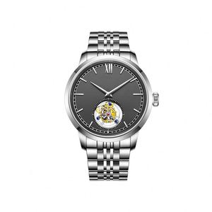 Montre automatique en or pour homme, mécanique ajourée, de luxe, pour affaires et mode, avec date, idéale comme cadeau, vente en gros - Product Image 2