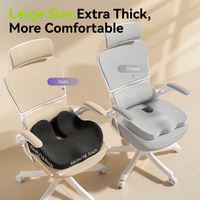 Coussins de chaise de bureau transfrontaliers très vendus, coussins lombaires en mousse à mémoire de forme pour voiture, techniques de tissage, coussins de siège pour le soutien lombaire sédentaire