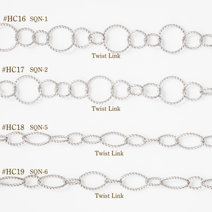 ชุดสร้อยคอ925เงินลายห่วงโซ่บิดเกลียวสำหรับผู้หญิงงานแฮนด์เมดแฟชั่น - Product Image 5