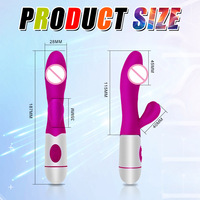 Vibromasseur clitoridien Lumi G Spot Rabbit Wand, stimulateur clitoridien, masseur, double moteur, dildo, jouet sexuel pour femmes, 100% étanche, 10 fréquences